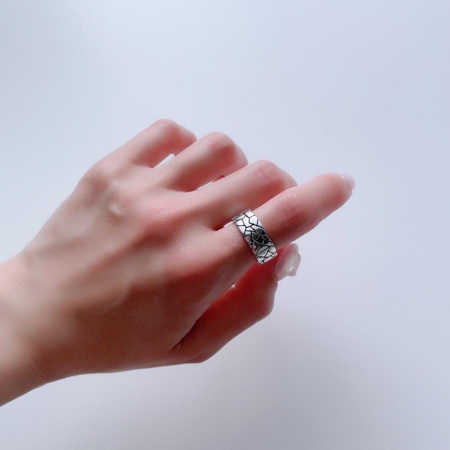 Lune ring 指輪 レディース メンズ クラックリングS925 シルバー