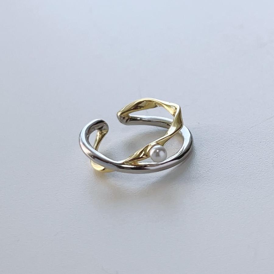 Lune（リュンヌ） ring 指輪 レディース メンズ ミックスパールリング