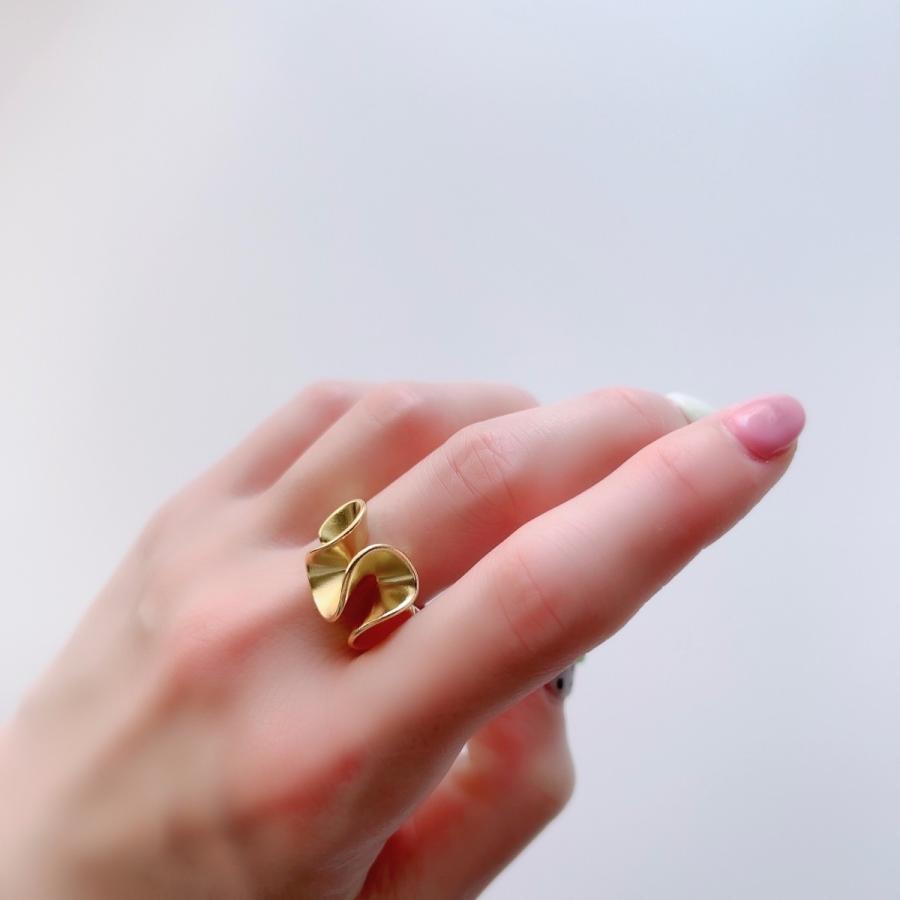 Lune ring 指輪 レディース メンズ フリルリング S925 シルバー