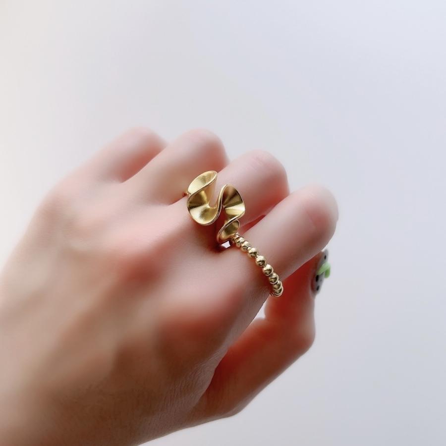 Lune ring 指輪 レディース メンズ フリルリング S925 シルバー