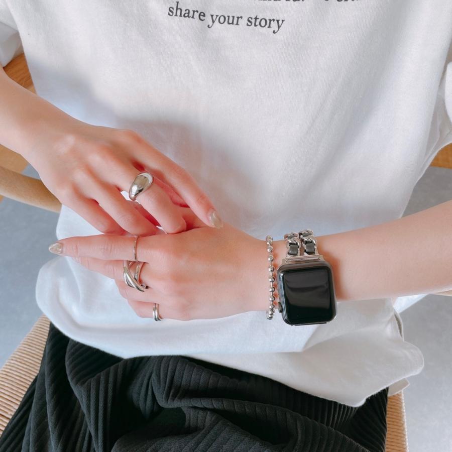 Apple Watch 全機種対応 アップルウォッチ ダブル  チェーン バンド おしゃれ バンド デザイン 男女兼用 | Lune | 01