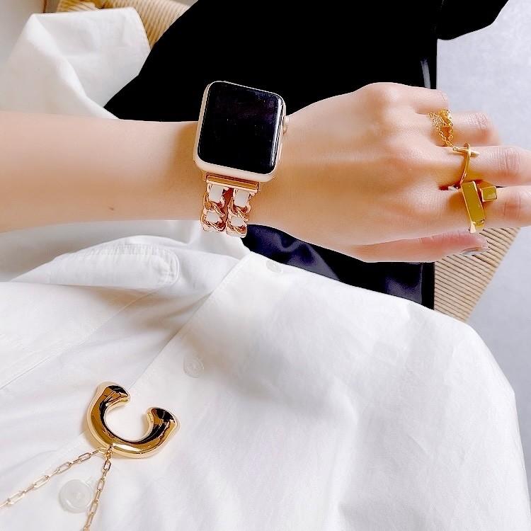 Apple Watch 全機種対応 アップルウォッチ PG ダブル チェーン バンド おしゃれ バンド デザイン 男女兼用 | Lune | 03