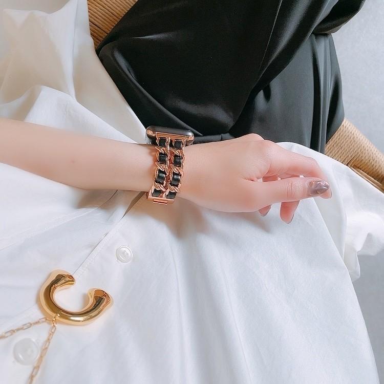 Apple Watch 全機種対応 アップルウォッチ PG ダブル チェーン バンド おしゃれ バンド デザイン 男女兼用 | Lune | 05
