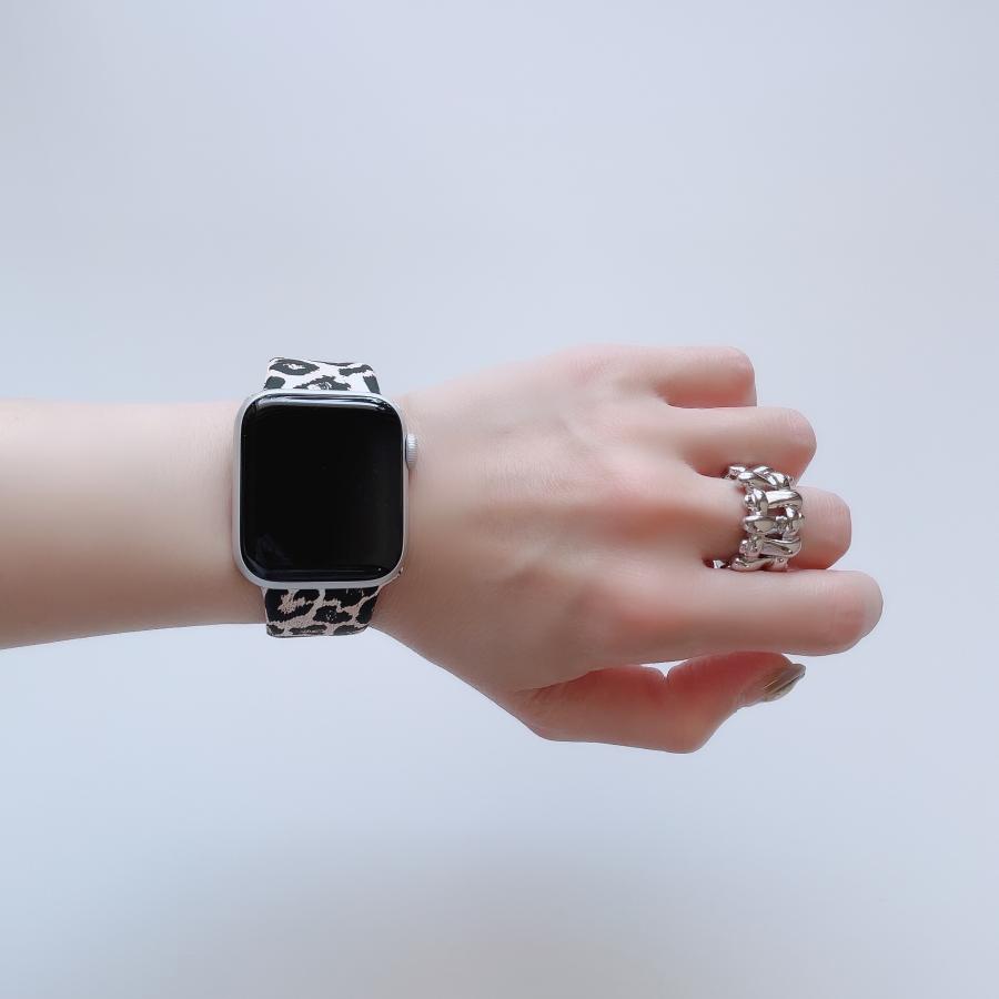 Apple Watch 全機種対応 アップルウォッチ レオパード バンド おしゃれ バンド デザイン 男女兼用｜across-intl｜02