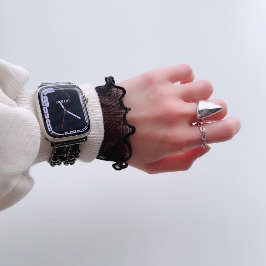 Apple Watch 全機種対応 アップルウォッチ モノトーン バンド おしゃれ バンド デザイン 男女兼用｜across-intl｜10