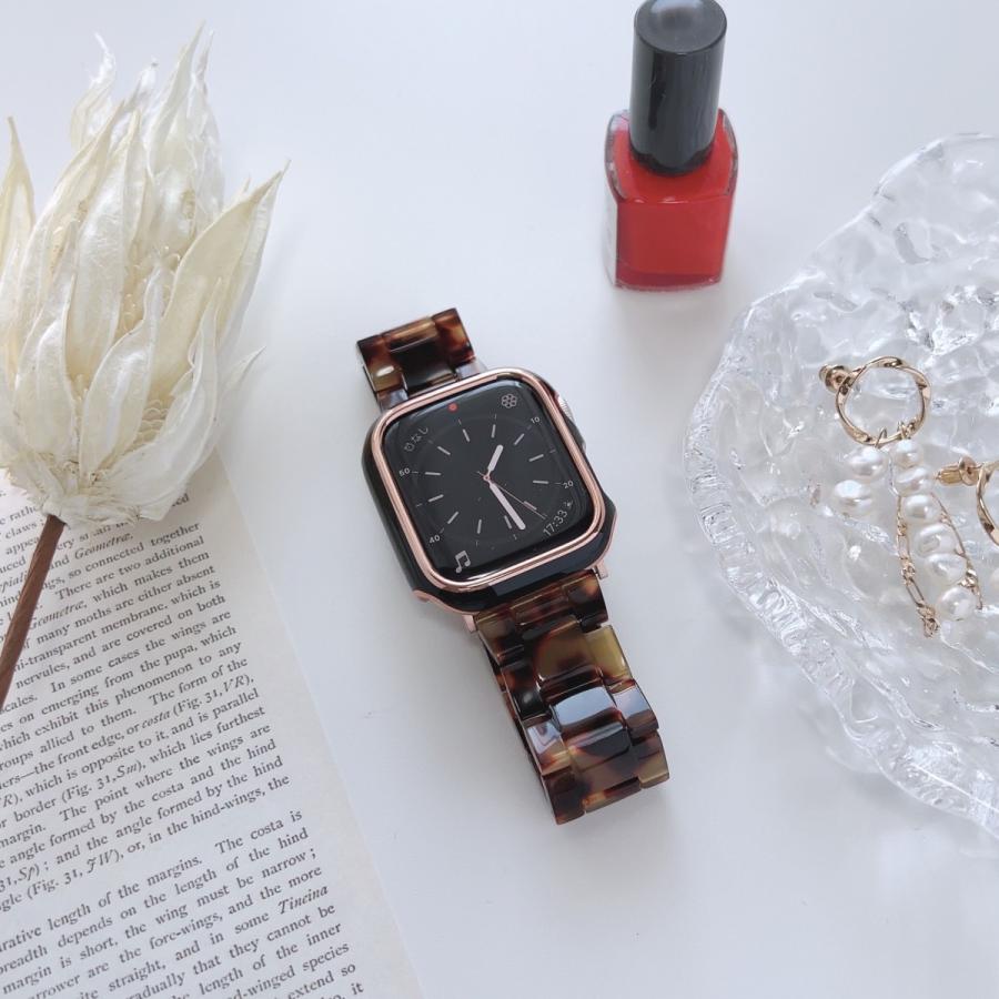 Lune Apple Watch アップルウォッチ べっ甲柄 バンド おしゃれ Lune Apple Watch アップルウォッチ べっ甲柄 バンド おしゃれ