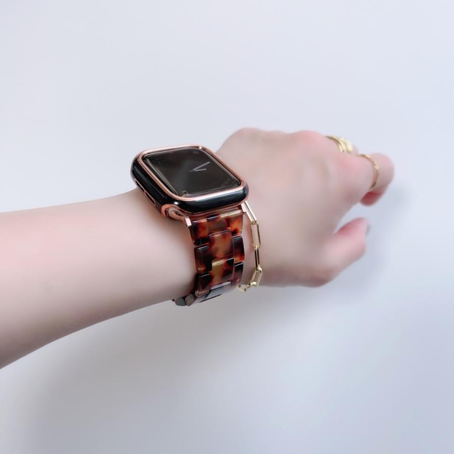 Lune Apple Watch アップルウォッチ べっ甲柄 バンド おしゃれ Lune Apple Watch アップルウォッチ べっ甲柄 バンド おしゃれ