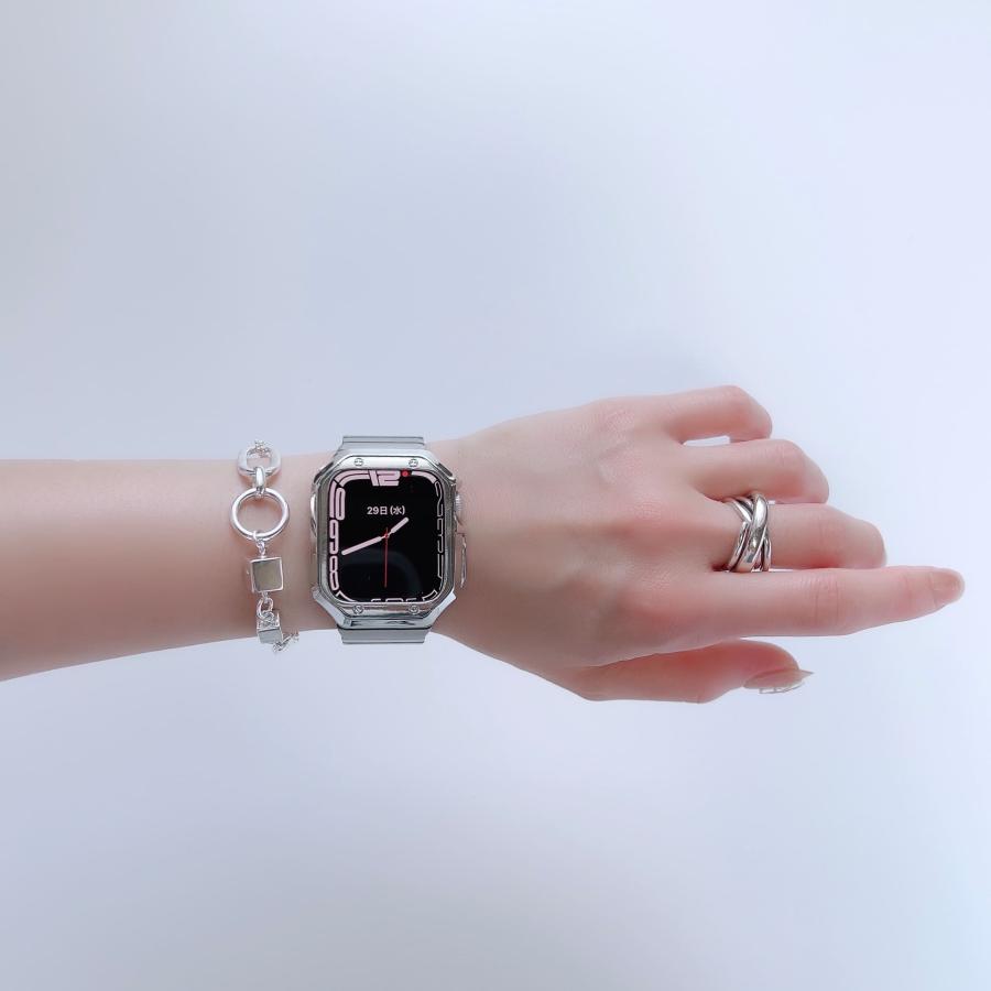 Apple Watch 人気 アップルウォッチ スタイリッシュ バンド おしゃれ バンド デザイン 男女兼用｜across-intl｜02