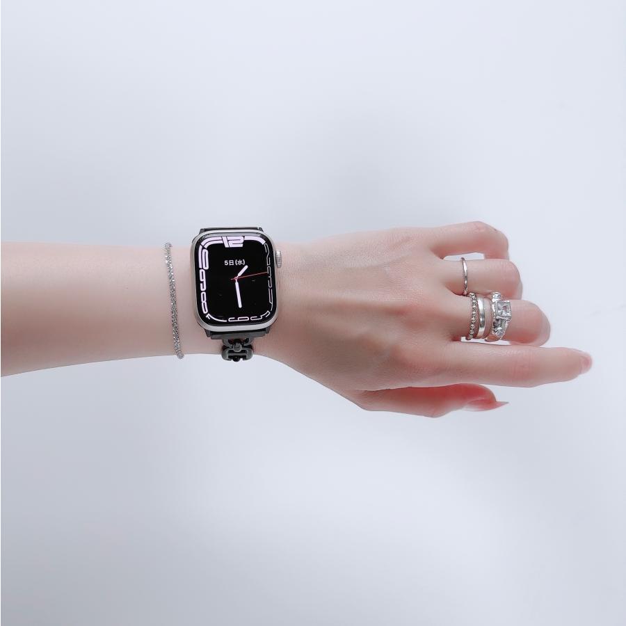 Apple Watch 全機種対応 アップルウォッチ アイ チェーン バンド おしゃれ バンド デザイン 男女兼用 | Lune | 04