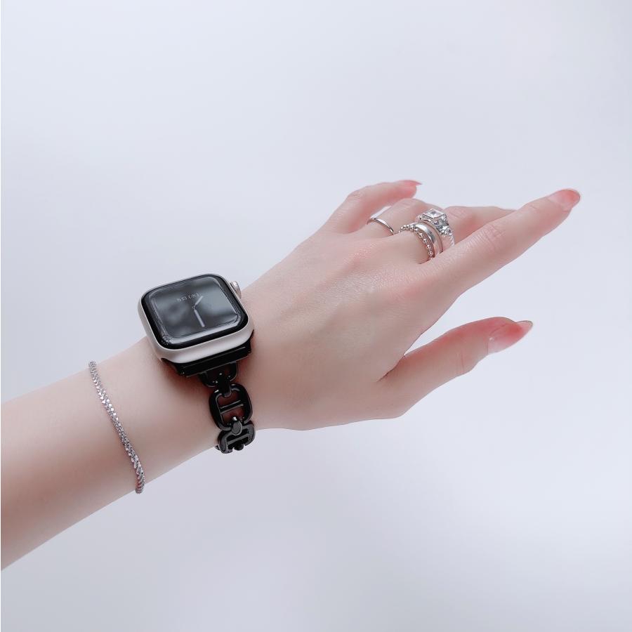 Apple Watch 全機種対応 アップルウォッチ アイ チェーン バンド おしゃれ バンド デザイン 男女兼用 | Lune | 05