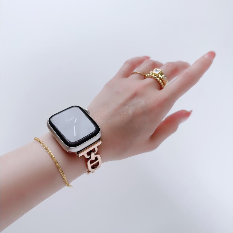 Apple Watch 全機種対応 アップルウォッチ アイ チェーン バンド おしゃれ バンド デザイン 男女兼用 | Lune | 07
