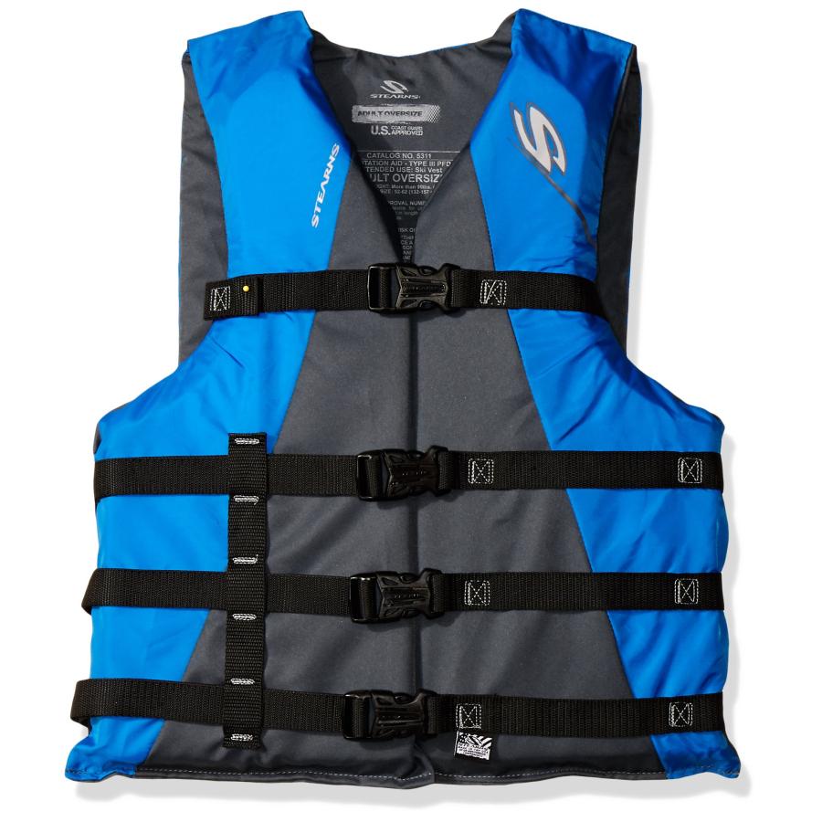 送料無料Stearns Adult Watersport Classic Series Vest%カンマ% Oversize%カンマ% Blue