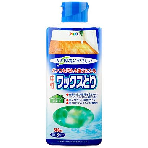 アサヒペン 人と環境にやさしい 中性ワックスとり 500ml