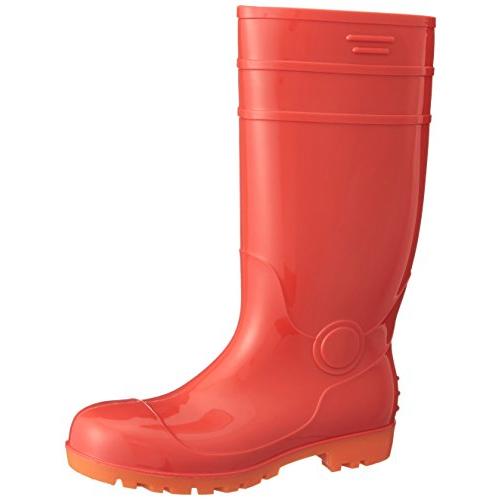 [富士手袋工業] 安全長靴 3色カラー展開 耐油 ロング PVC 先芯入 8894 メンズ RED 26.0cm