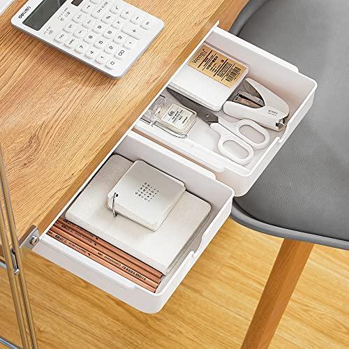 【2個セット】 デスク下 収納ボックス 引き出し ミニ 小物入れ 収納整理 机下 収納 引き出し トレイ 文房具 便?