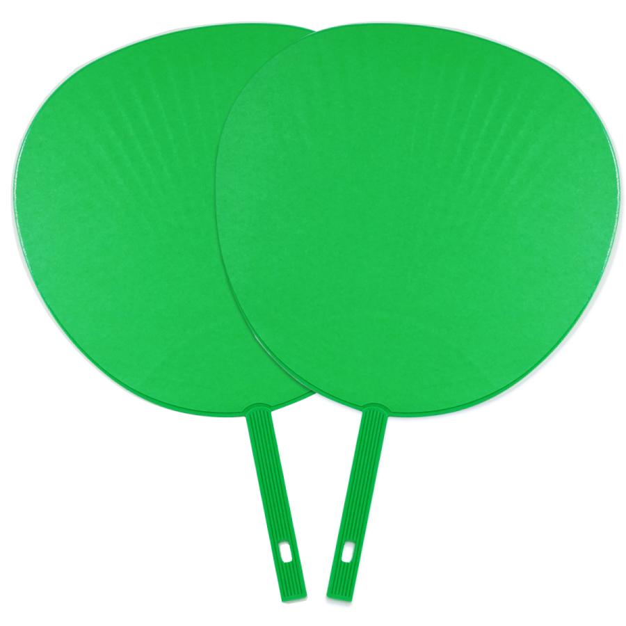 ファンサうちわ ジャンボうちわ カラーうちわ 2本セット 応援うちわ