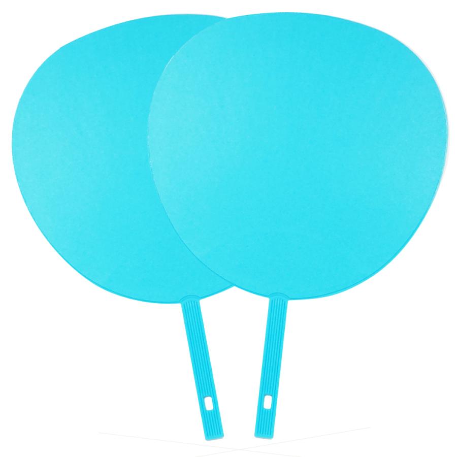 ファンサうちわ ジャンボうちわ カラーうちわ 2本セット 応援うちわ