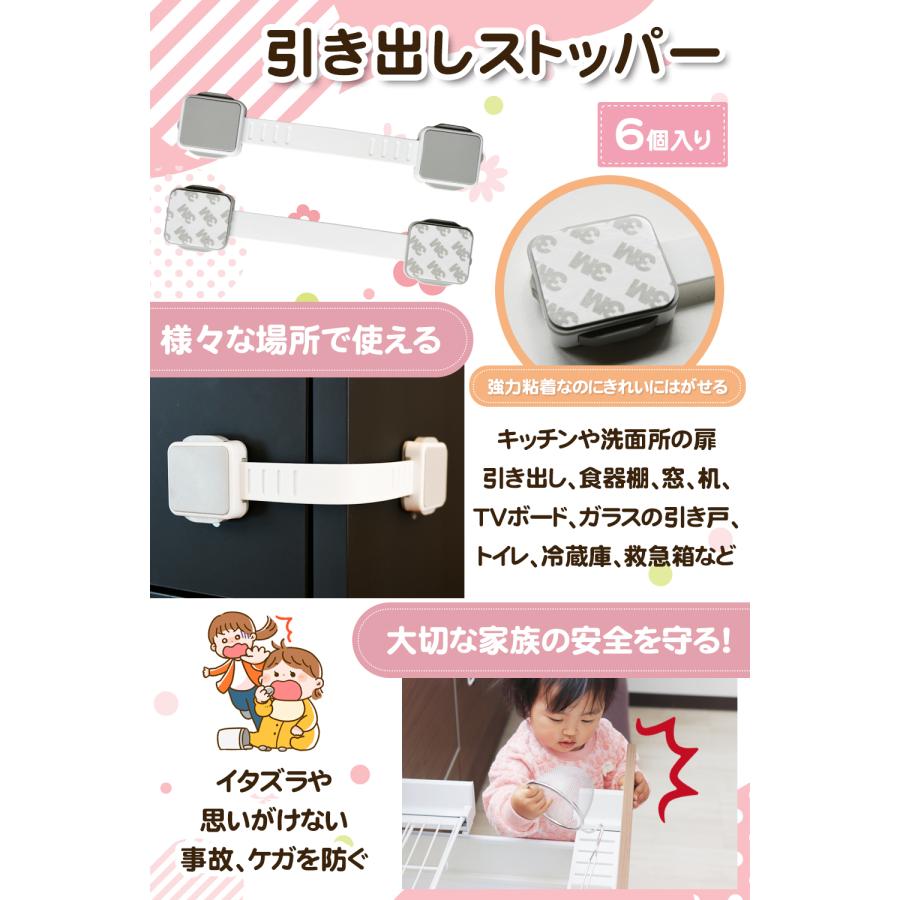 ベビーセーフティグッズ 5種類セット コーナーガード 開き戸