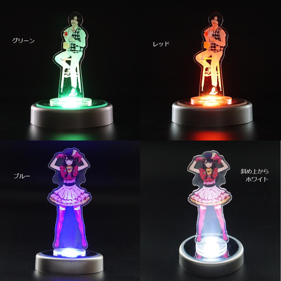ハーバリウム ライト ACアダプタ付き コースター LED アクスタ USB