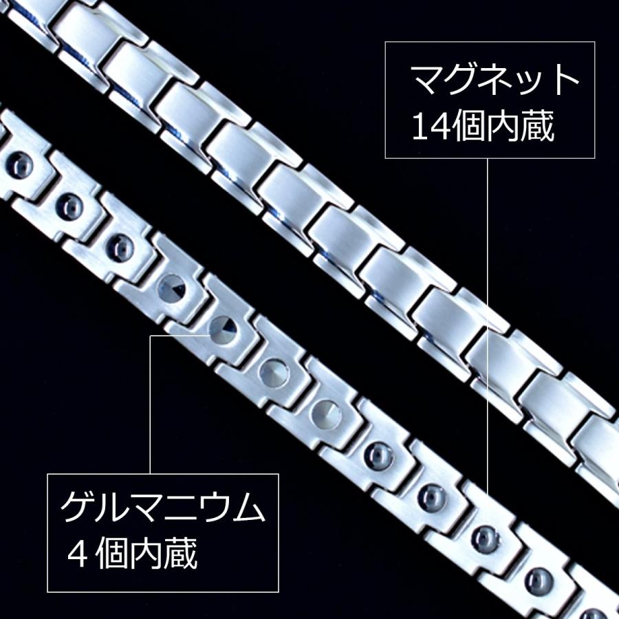 メンズ チタン製 磁気ブレスレット プレゼント 静電気防止