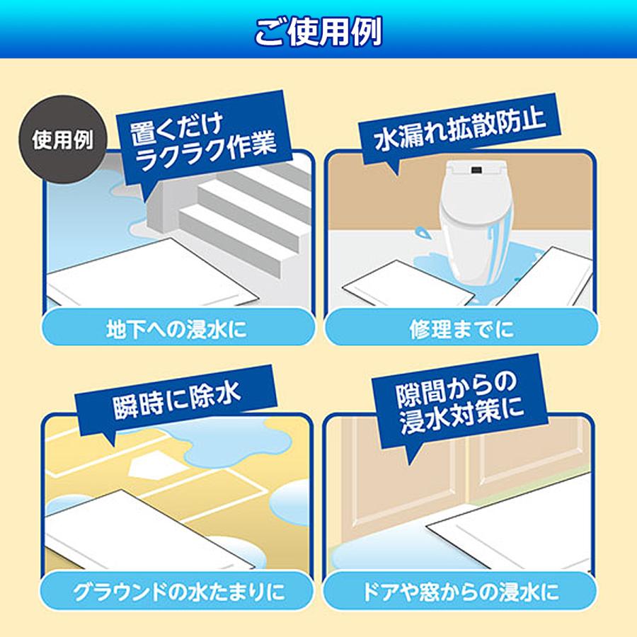 防災人 吸水シート 雨漏り 防水シート 水害対策用品 浸水防止 日本製 枚 Mizu01 Across 通販 Yahoo ショッピング