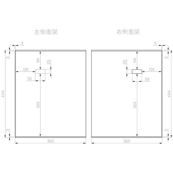 鳥かご おしゃれ カバー 保温 ケース アクリル『扉付きアクリルバードケージケース470LR（ヒーター穴：左右）』 | ブランド登録なし | 05