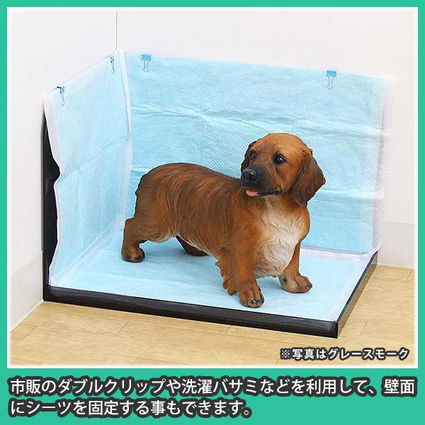 犬トイレ 飛び散り はみ出し防止 ワイドシーツ おしっこ アクリル 犬トイレ コーナータイプ ワイドサイズ 左角 ホワイト Odtc W W L アクリ屋ドットコムyahoo 店 通販 Yahoo ショッピング