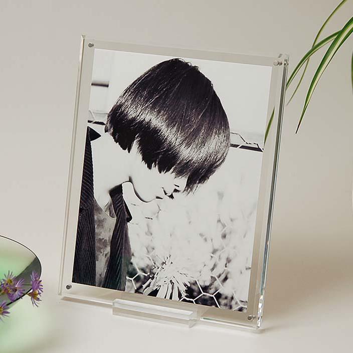 写真立て B5 六切 ソリッド おしゃれ 卓上 フォトフレーム マグネット