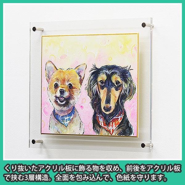 まとめ買い・10個】色紙額 小色紙サイズ専用 UVカット 額縁 サイン色紙