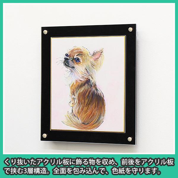 まとめ買い・10個】色紙額 小色紙サイズ専用 UVカット 額縁 サイン色紙