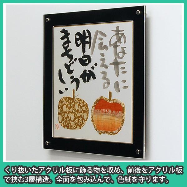 まとめ買い・10個】色紙額 標準・大色紙サイズ専用 UVカット 額縁