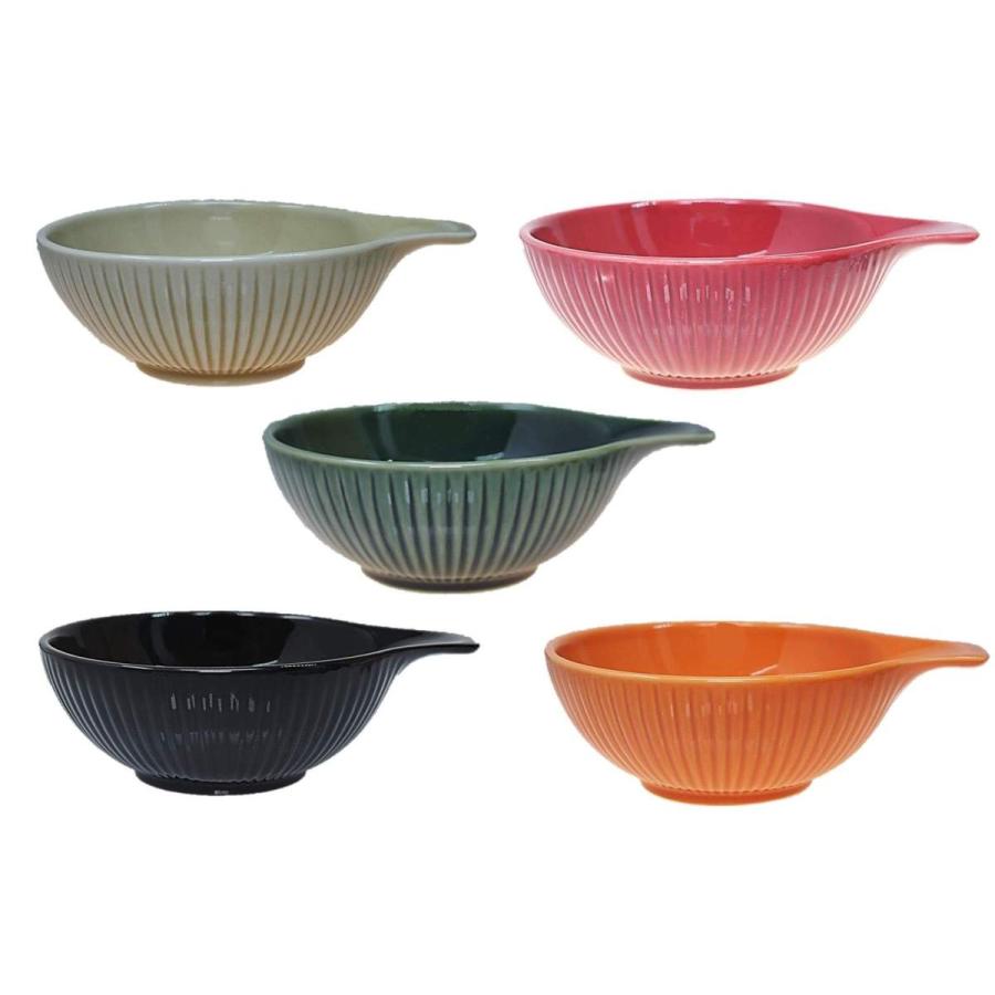 5色セット とんすい 日本製 12cm×15cm 高さ5cm ACSWEBSHOPオリジナル
