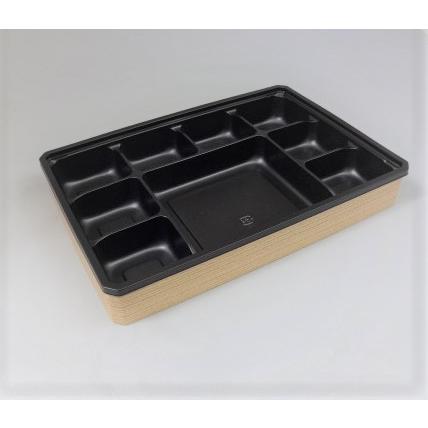 使い捨て弁当箱 アクタ ワン折90×60 フチ・底・透明蓋セット 50組 高級