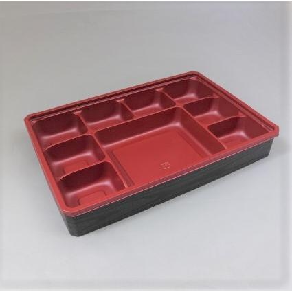 使い捨て弁当箱 アクタ ワン折90×60 フチ・底・透明蓋セット 50組 高級