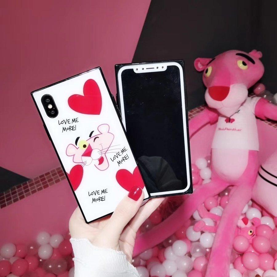 Sale Iphone8 スマホケース Panther Pink X ケース かわいい 四角い スクエア ピンクパンサー Iphone Iphone7 Iphone用ケース 機種 Iphonex Xs Www Projectcorfu Com