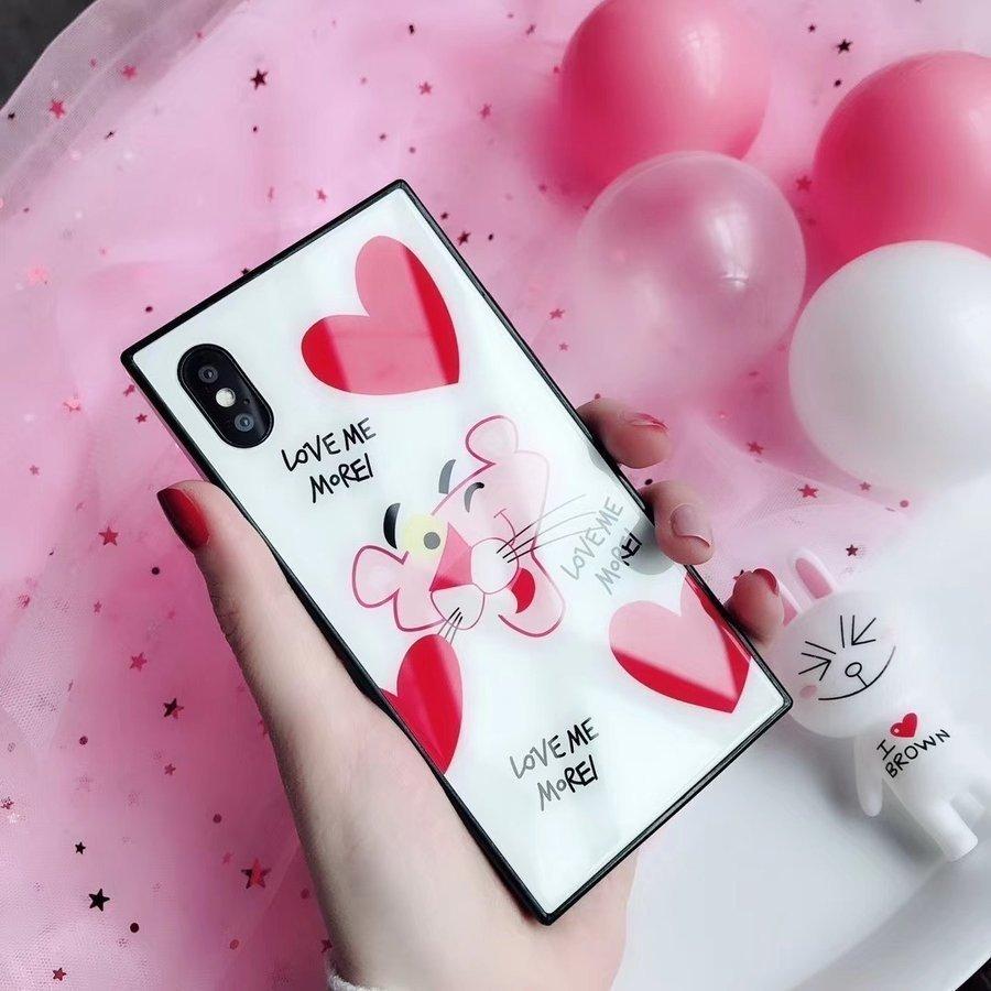 Sale Iphone8 スマホケース Panther Pink X ケース かわいい 四角い スクエア ピンクパンサー Iphone Iphone7 Iphone用ケース 機種 Iphonex Xs Www Projectcorfu Com