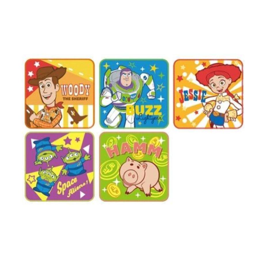 5枚組】キャラクター タオル ハンカチ ミニタオル プチタオル