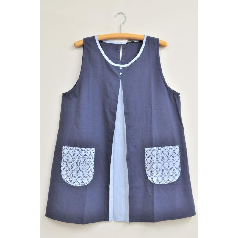 エプロン 保育士 割烹着 キッチン 母の日 シンプル Vivre sa Vie