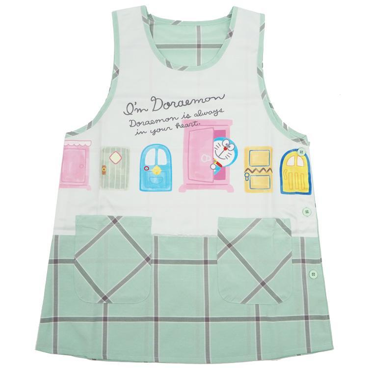 ドラえもん エプロン 保育士 ラン型 キャラクター アニメ サイド
