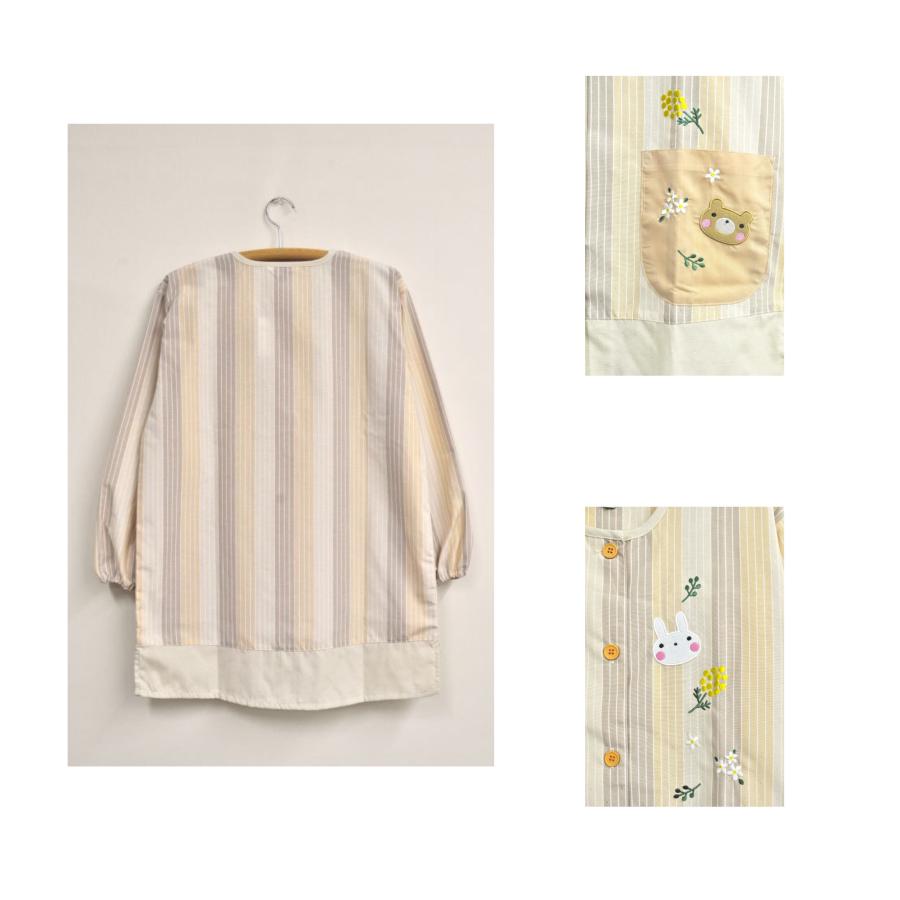 エプロン 保育士 介護士 割烹着 カッポー スモック キッチン おてんば