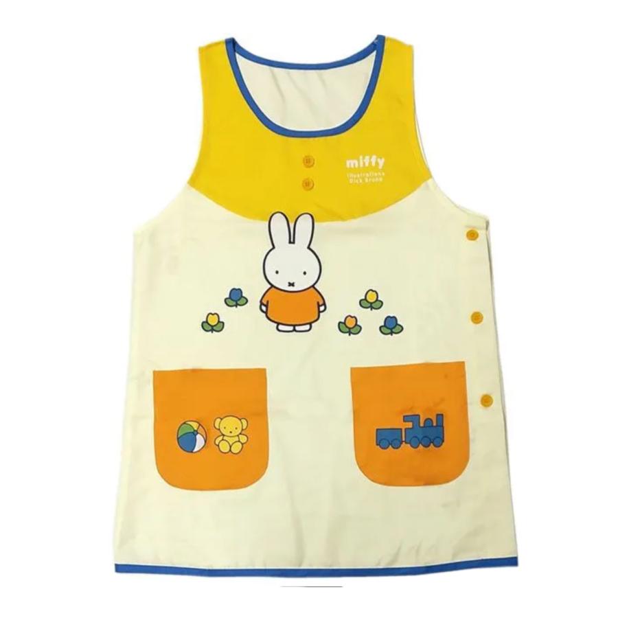 ミッフィー60周年　エプロン ミッフィーのキャラクターエプロン フェイス かわいい 保育士