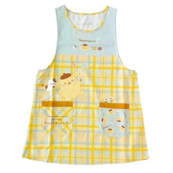 sanrio（サンリオ） エプロン 保育士 割烹着 ラン型 ポチャッコ