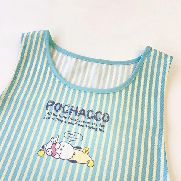 sanrio（サンリオ） エプロン 保育士 割烹着 ラン型 ポチャッコ