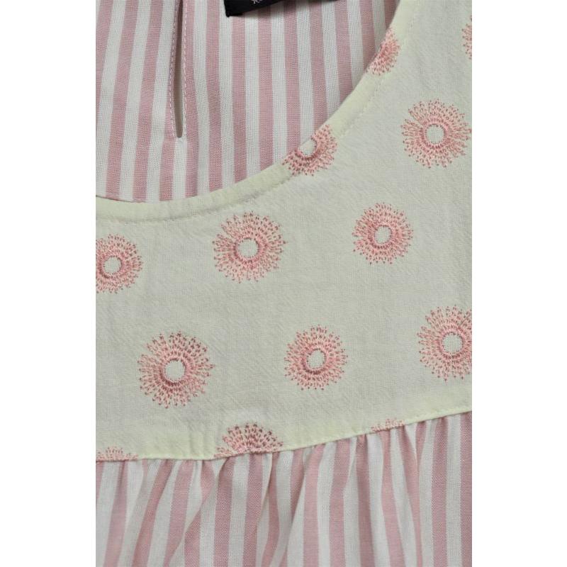 エプロン 保育士 割烹着 キッチン 母の日 フラワー刺繍 Vivre sa Vie