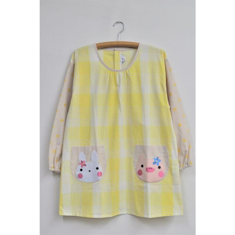 エプロン 保育士 介護士 割烹着 カッポー スモック キッチン おてんば