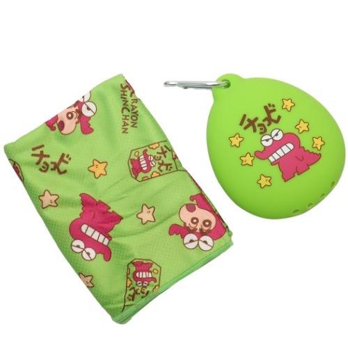 クレヨンしんちゃん マスコット付き クールタオル ひんやり