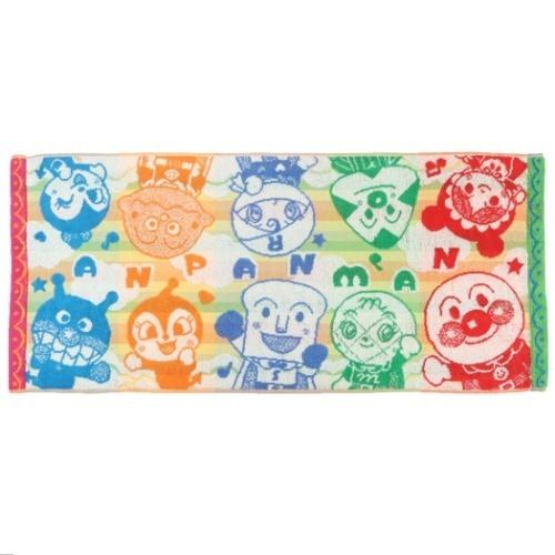 アンパンマン ジャガードロングタオル 虹の空 フェイスタオル 可愛い 子供 こども 汗拭きタオル スポーツタオル 781 Act Shop 通販 Yahoo ショッピング