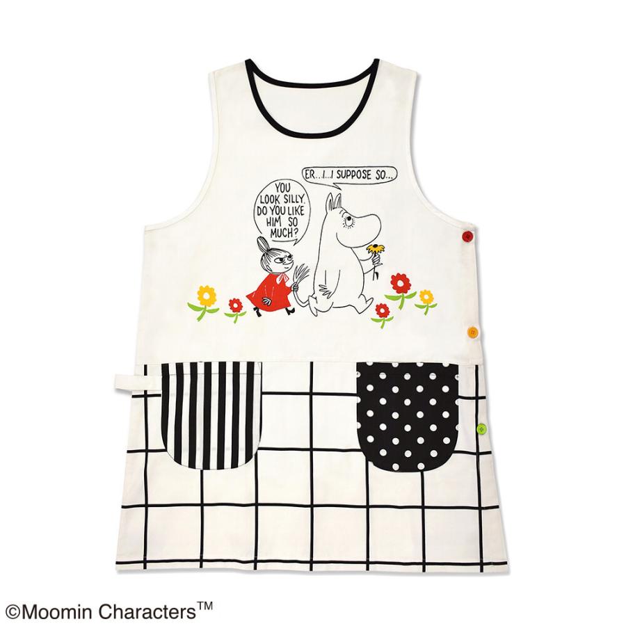 MOOMIN（ムーミン） エプロン 保育士 リトルミイ ブロックチェック