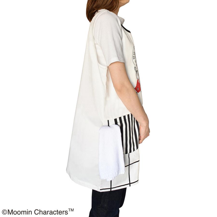 MOOMIN（ムーミン） エプロン 保育士 リトルミイ ブロックチェック