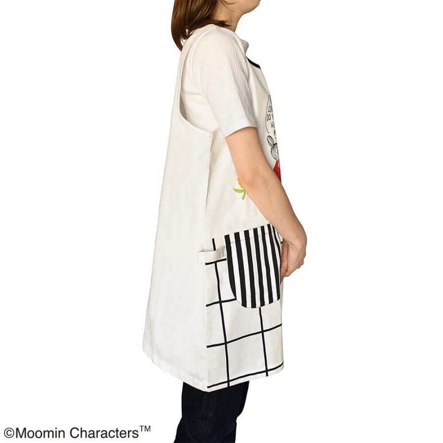 MOOMIN（ムーミン） エプロン 保育士 リトルミイ ブロックチェック
